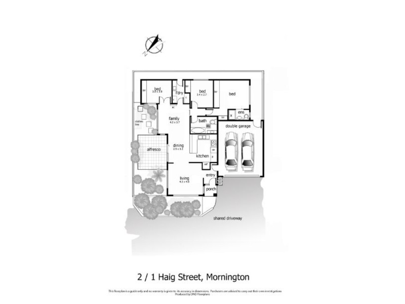 2/1 Haig Street, Mornington VIC 3931 Floorplan