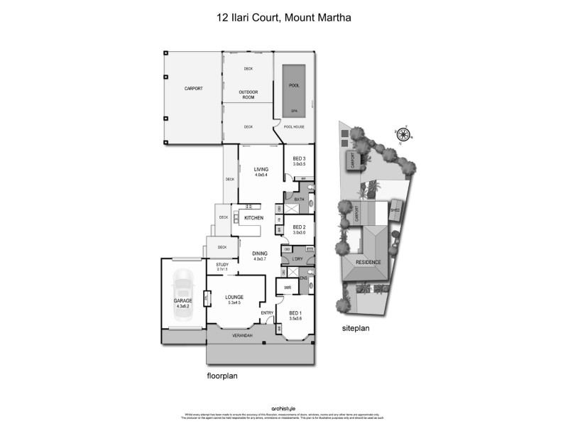 12 Ilari Court, Mount Martha VIC 3934 Floorplan