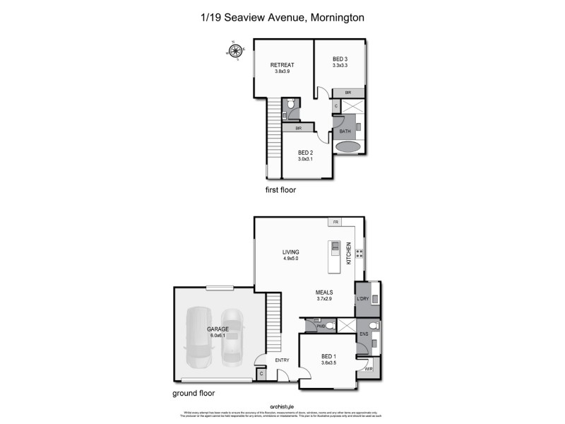 19 Seaview Avenue, Mornington VIC 3931 Floorplan