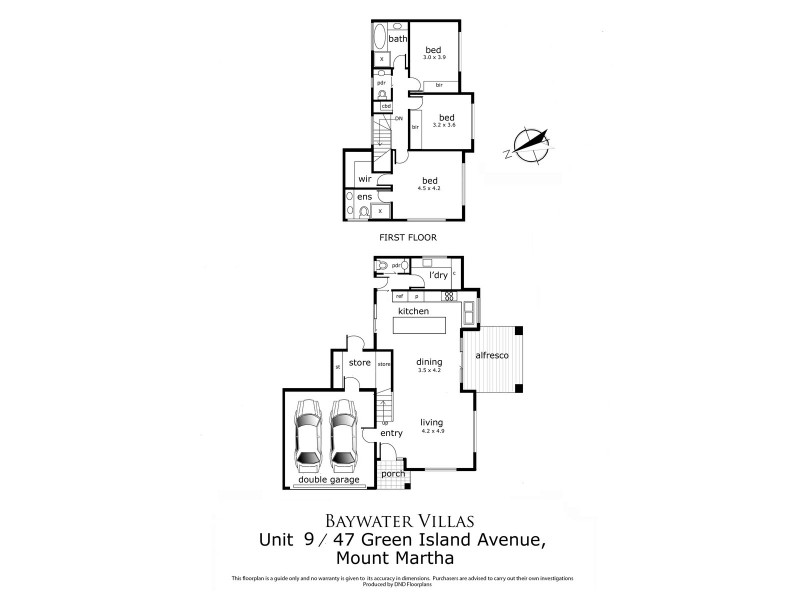 9/47 Green Island Avenue, Mount Martha VIC 3934 Floorplan