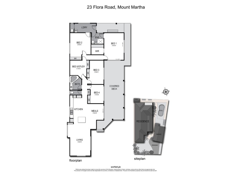 23 Flora Road, Mount Martha VIC 3934 Floorplan