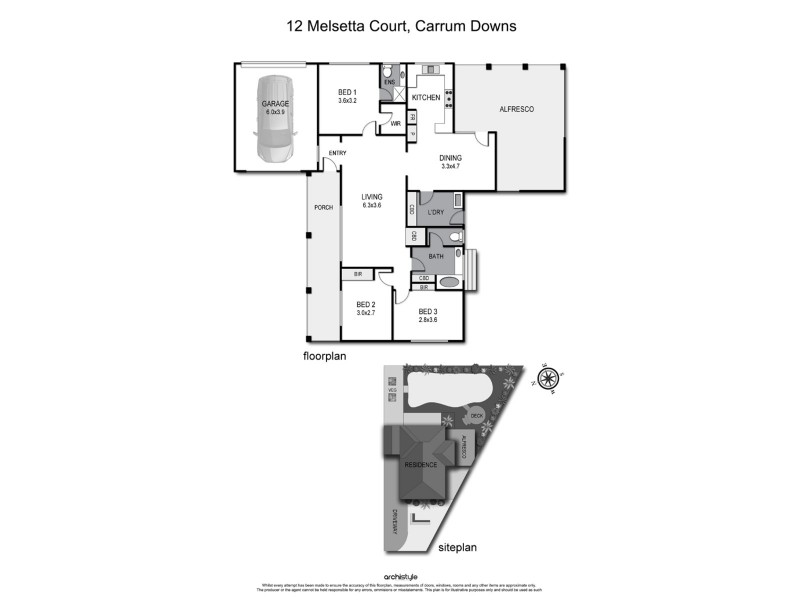12 Melsetta Court, Carrum Downs VIC 3201 Floorplan