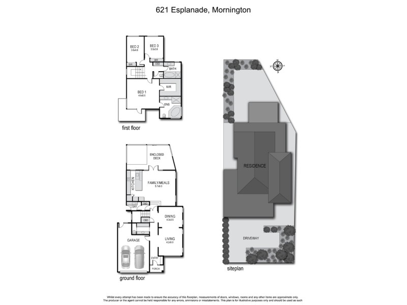 621 Esplanade, Mornington VIC 3931 Floorplan