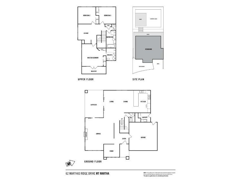 62 Marthas Ridge Drive, Mount Martha VIC 3934 Floorplan