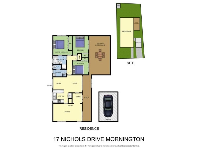17 Nichols Drive, Mornington VIC 3931 Floorplan