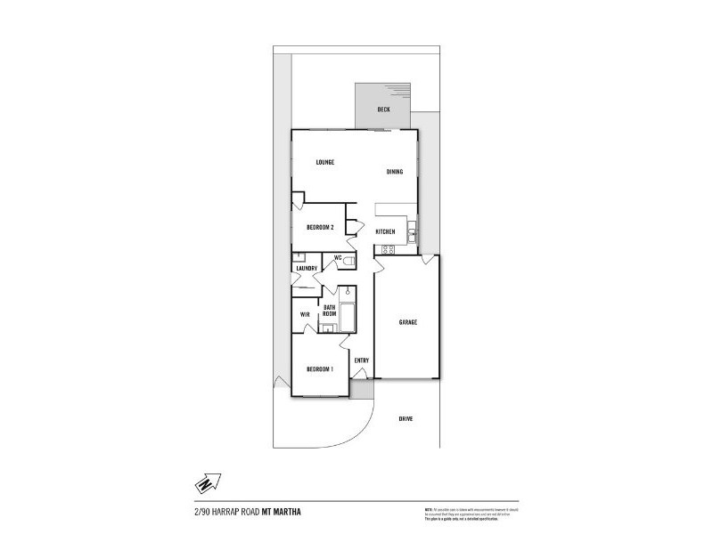 2/90 Harrap Road, Mount Martha VIC 3934 Floorplan