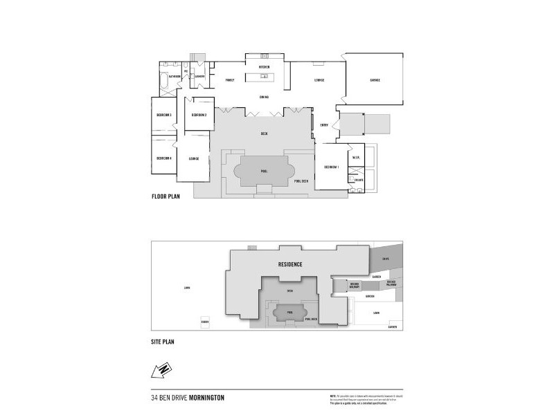 34 Ben Drive, Mornington VIC 3931 Floorplan