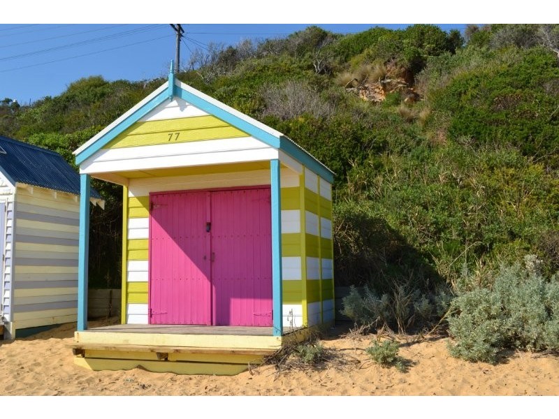 Bathing Box 77, Fishermans Beach, Mornington VIC 3931