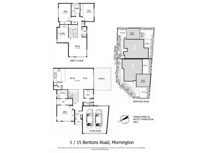 15 Bentons Road, Mornington VIC 3931 Floorplan