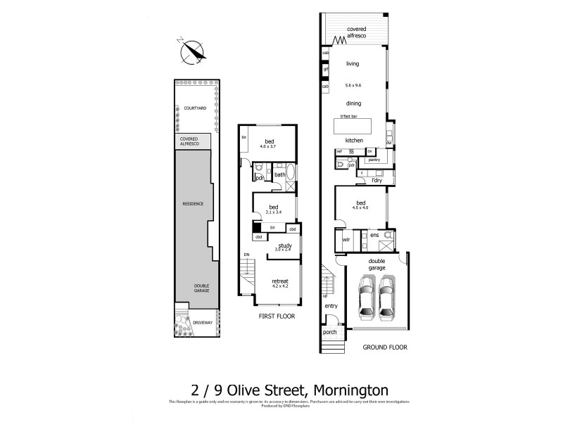 9 Olive Street, Mornington VIC 3931 Floorplan