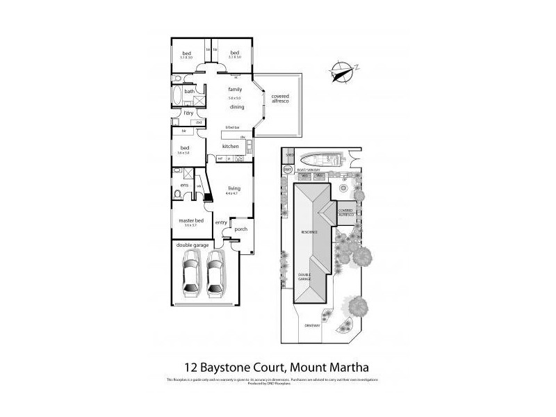 12 Baystone Court, Mount Martha VIC 3934 Floorplan
