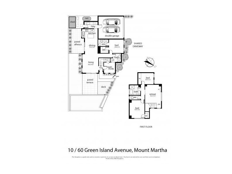 10/60 Green Island Avenue, Mount Martha VIC 3934 Floorplan