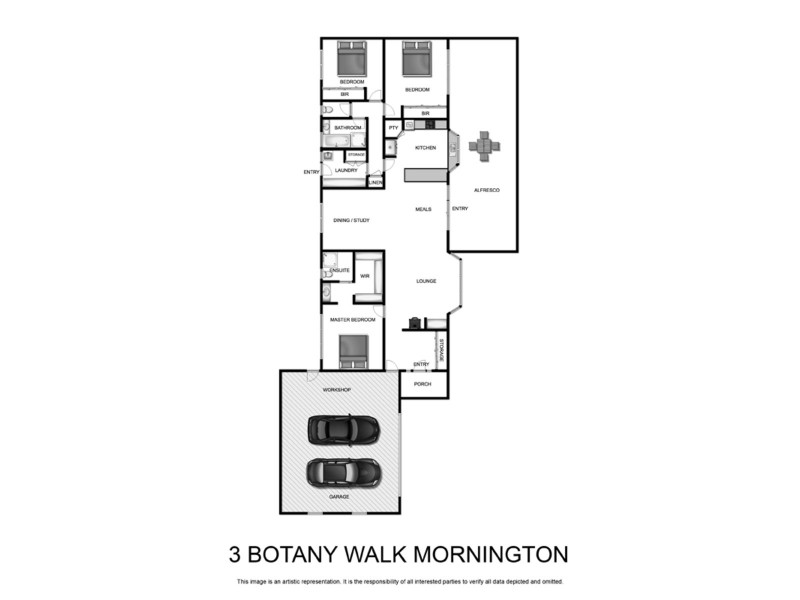 3 Botany Walk, Mornington VIC 3931 Floorplan