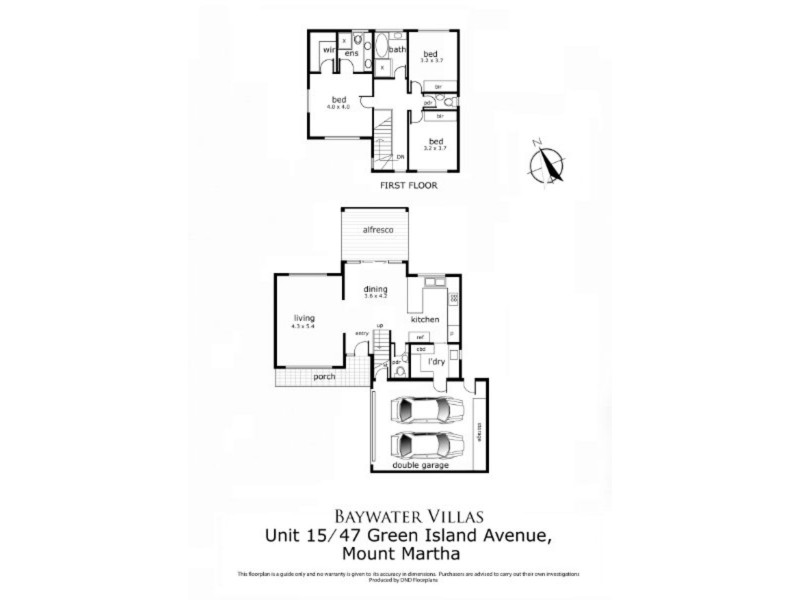 15/47 Green Island Avenue, Mount Martha VIC 3934 Floorplan