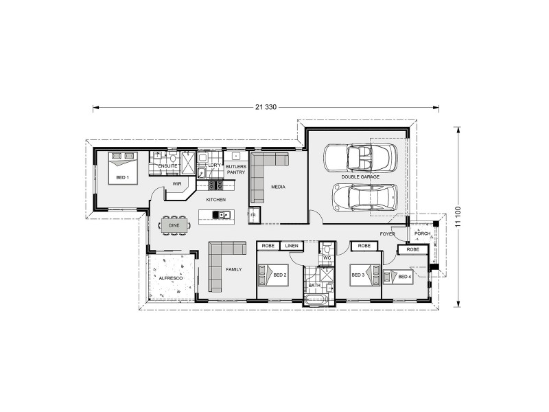 140 Ocean view Drive, Bowen QLD 4805 Floorplan