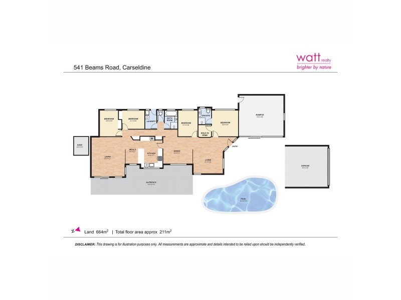 541 Beams Road, Carseldine QLD 4034 Floorplan
