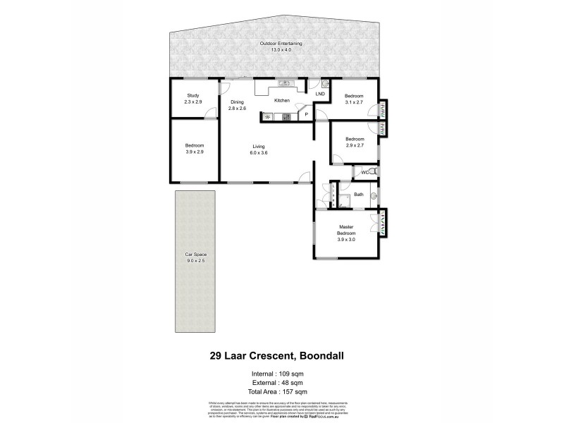 29 Laar Crescent, Boondall QLD 4034 Floorplan