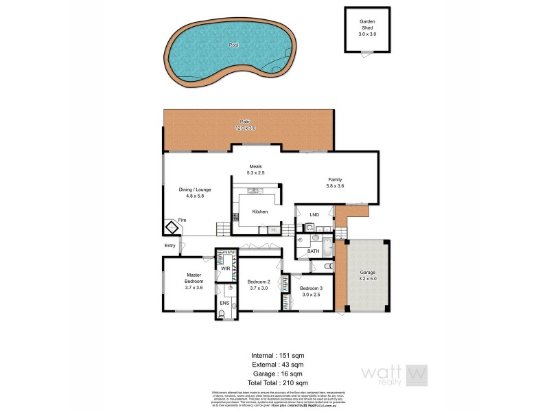 22 Poitier Street, Mcdowall QLD 4053 Floorplan