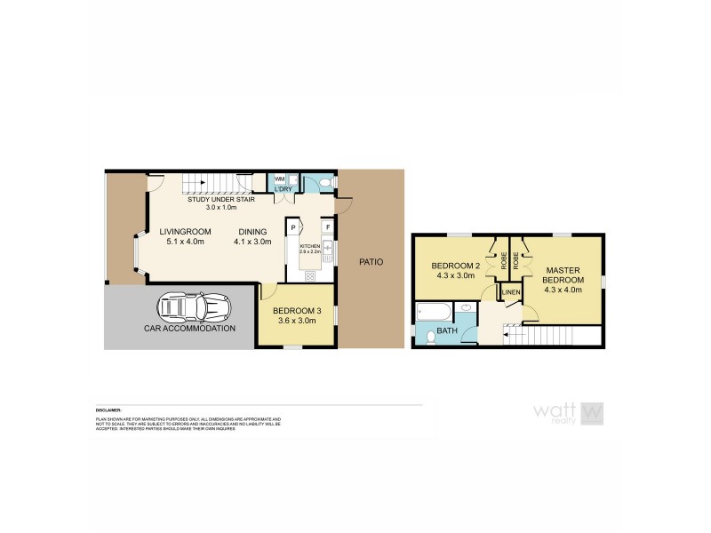 1/13 Pepperina Place, Fitzgibbon QLD 4018 Floorplan