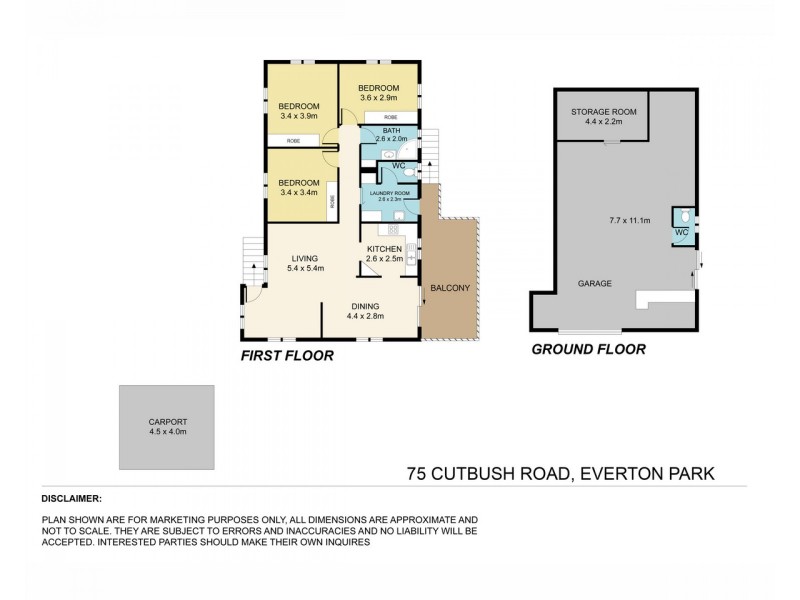 75 Cutbush Road, Everton Park QLD 4053 Floorplan