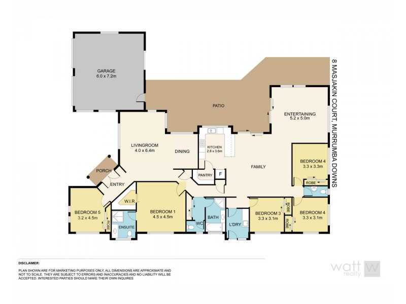 8 Masjakin Court, Murrumba Downs QLD 4503 Floorplan