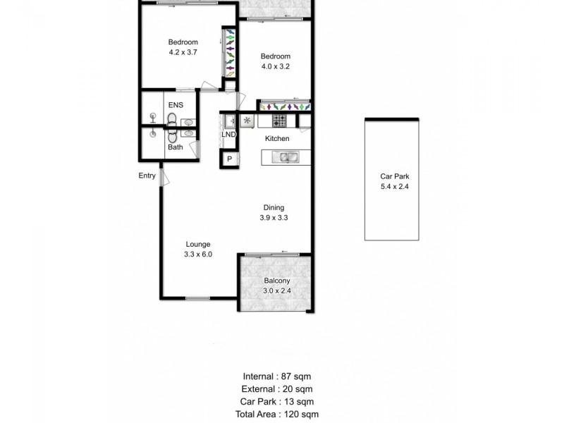 504/61-75 Buckland Road, Nundah QLD 4012 Floorplan