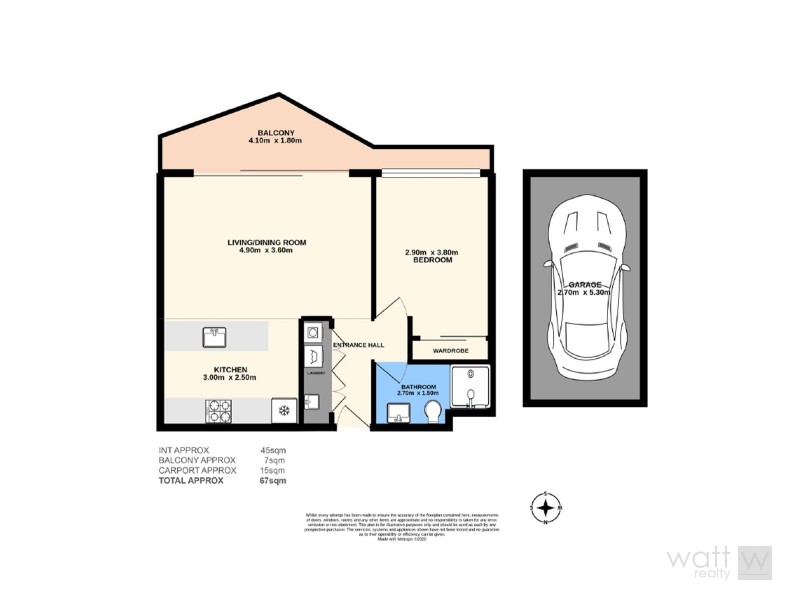 507/37B Harbour Road, Hamilton QLD 4007 Floorplan