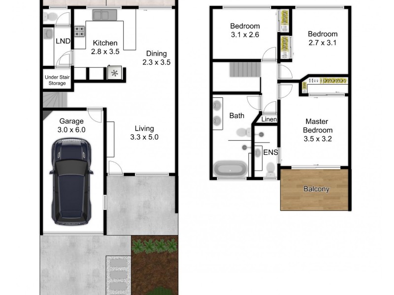 9/6 Myrtle Crescent, Bridgeman Downs QLD 4035 Floorplan
