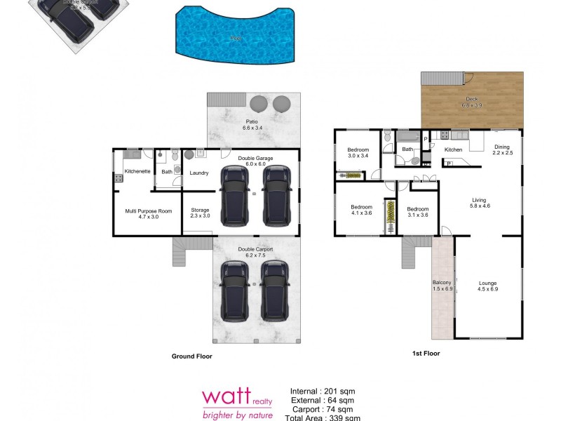 55 Belnoel Street, Wavell Heights QLD 4012 Floorplan