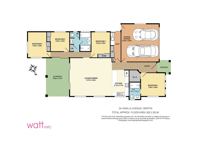 34 Vanilla Avenue, Griffin QLD 4503 Floorplan