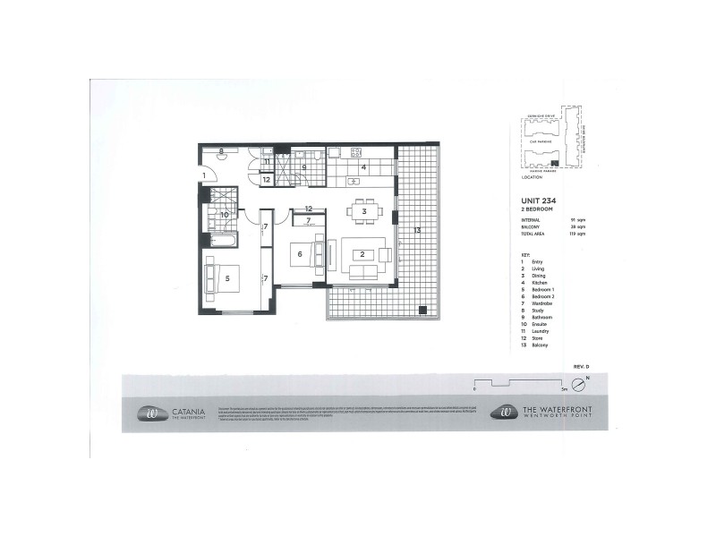 234/21 MARINE Parade, Wentworth Point NSW 2127 Floorplan