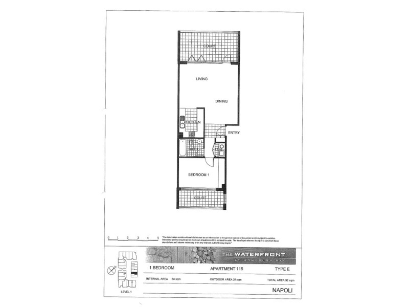 115/3 Stromboli Strait, Wentworth Point NSW 2127 Floorplan