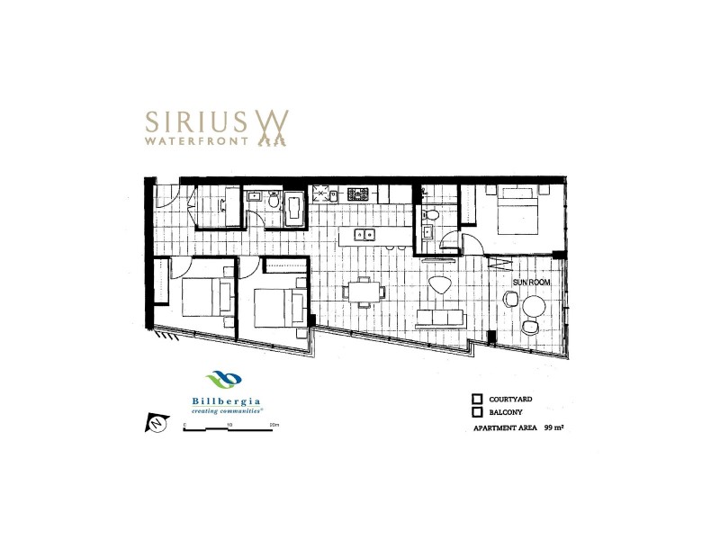 C3.610/10 Footbridge Boulevard, Wentworth Point NSW 2127 Floorplan