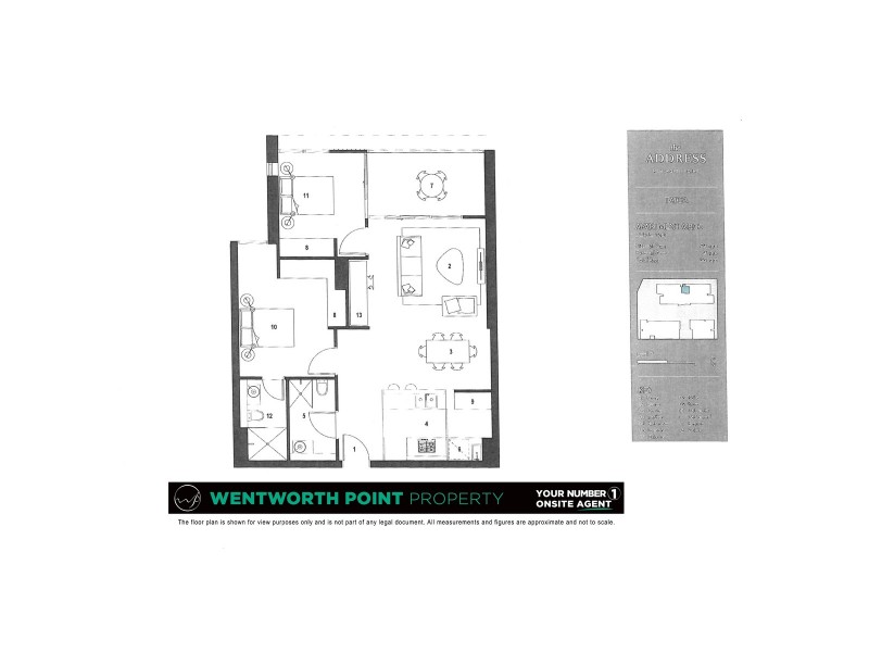 A13.06 & A23.08/7-17 Verona Drive, Wentworth Point NSW 2127 Floorplan