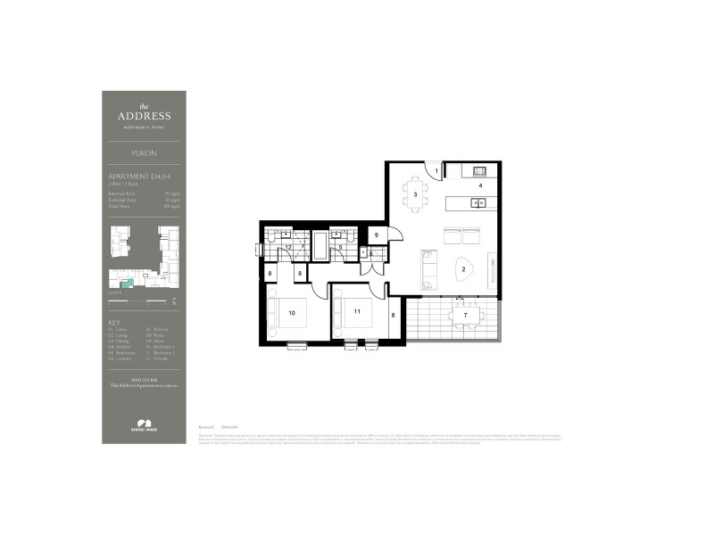 404/19 Verona Drive, Wentworth Point NSW 2127 Floorplan