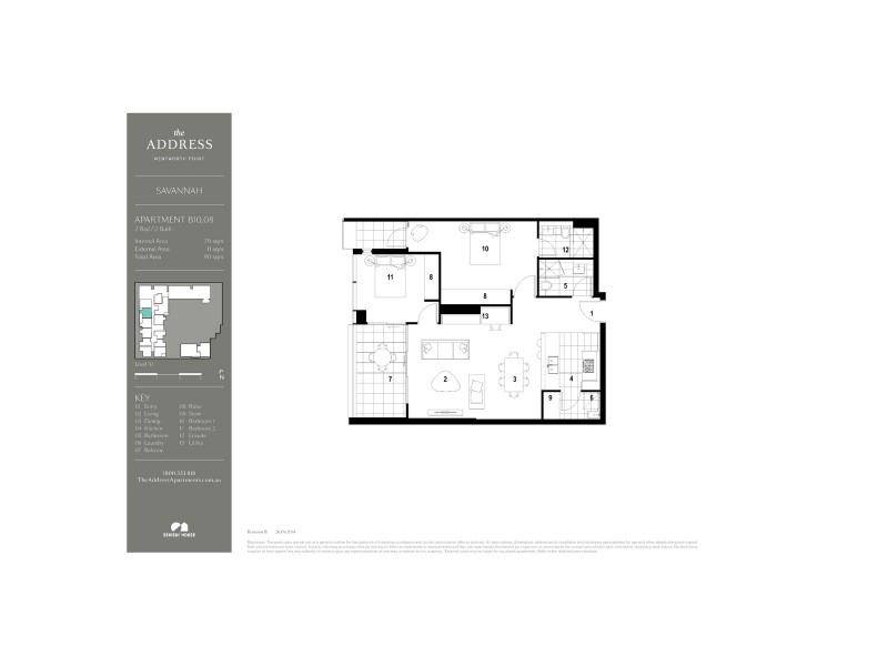 1008/13 Verona Drive, Wentworth Point NSW 2127 Floorplan
