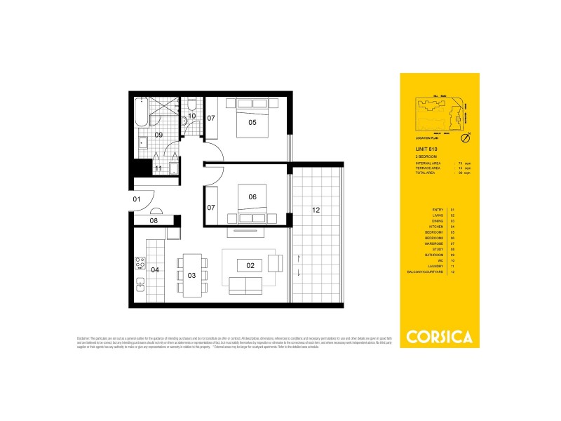 810/6 Baywater Drive, Wentworth Point NSW 2127 Floorplan
