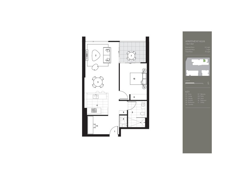 A5.08/7-17 Verona Drive, Wentworth Point NSW 2127 Floorplan