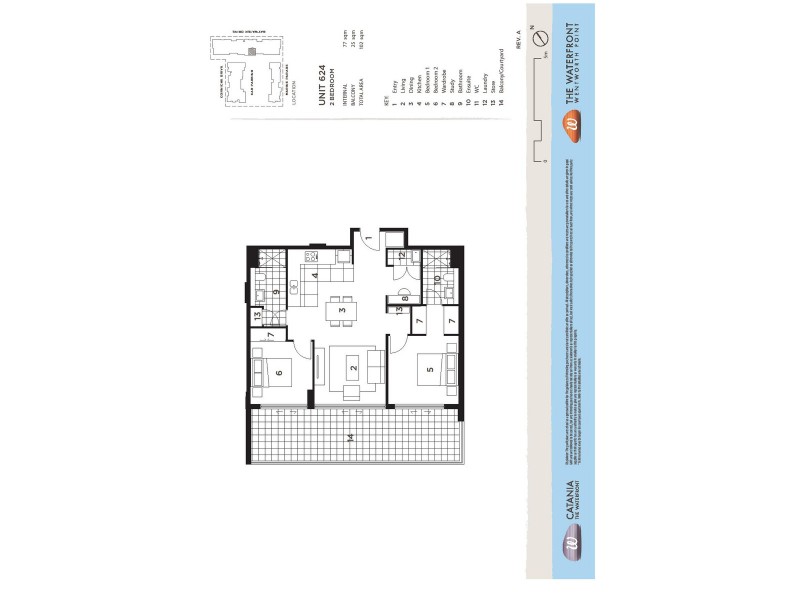624/22 Baywater Drive, Wentworth Point NSW 2127 Floorplan