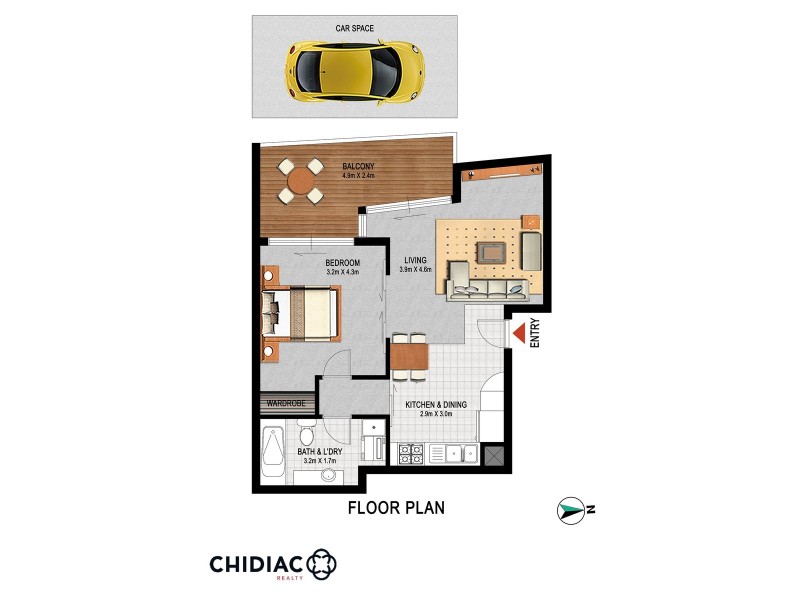 55/27 Bennelong Parkway, Wentworth Point NSW 2127 Floorplan