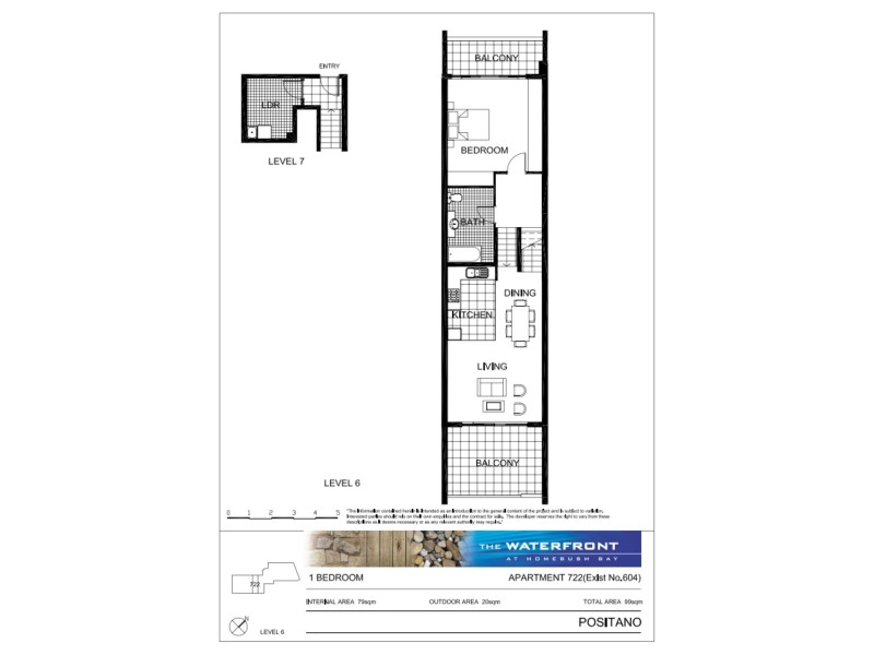 722/25 Bennelong Parkway, Wentworth Point NSW 2127 Floorplan