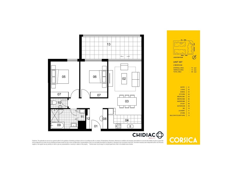 307/27 Hill Road, Wentworth Point NSW 2127 Floorplan