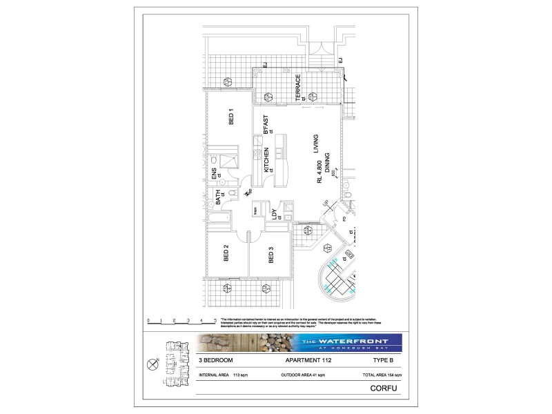 112/5 Stromboli Strait, Wentworth Point NSW 2127 Floorplan