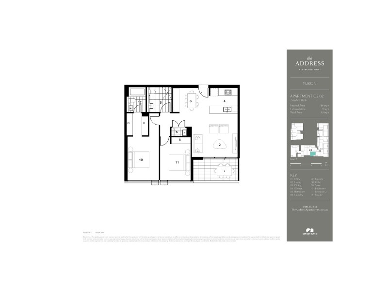 C202/21 Verona Drive, Wentworth Point NSW 2127 Floorplan