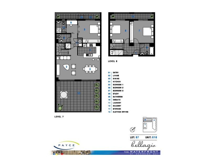 616/16 Marine Parade, Wentworth Point NSW 2127 Floorplan