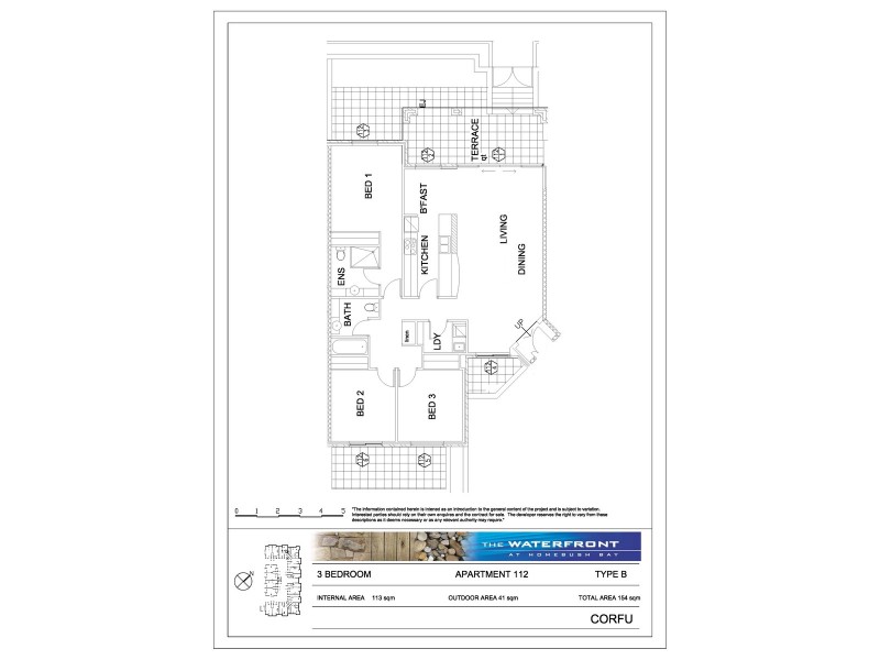 112/5 Stromboli Strait, Wentworth Point NSW 2127 Floorplan