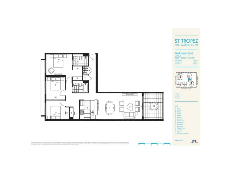 304/31 The Promenade, Wentworth Point NSW 2127 Floorplan