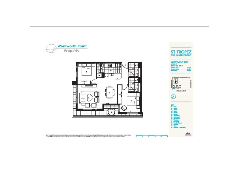 701/7 Stromboi Strait, Wentworth Point NSW 2127 Floorplan