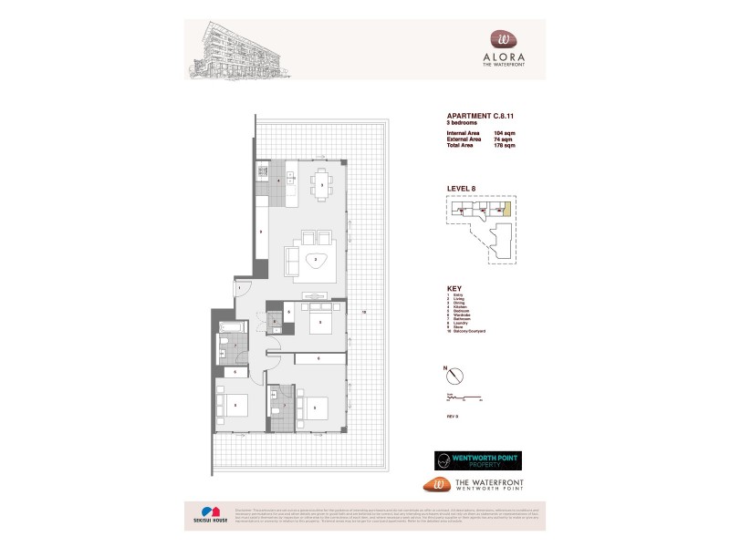 811/14 Nuvolari Place, Wentworth Point NSW 2127 Floorplan