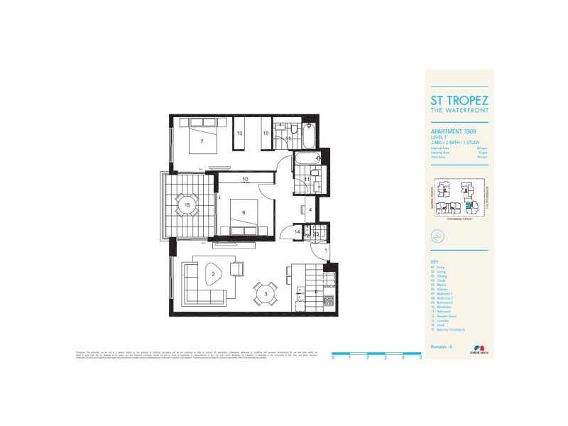 309/23 The Promenade, Wentworth Point NSW 2127 Floorplan